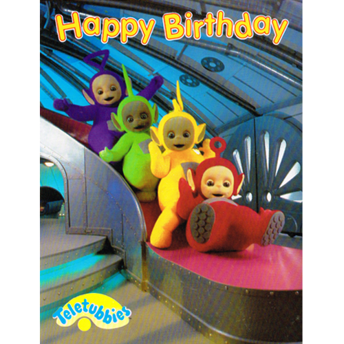 Teletubbies Group Greeting Card w/ Envelope (1ct)